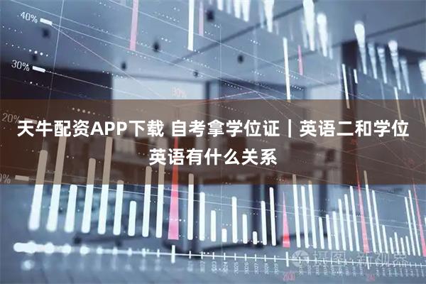 天牛配资APP下载 自考拿学位证｜英语二和学位英语有什么关系